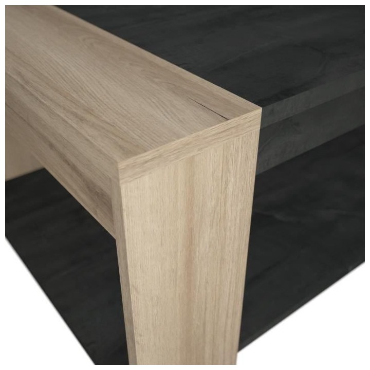 Ensemble salon SHEFFIELD composé de : Table basse double plateau sup