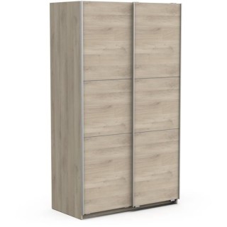 Armoire GHOST - Décor chene kronberg - 2 Portes coulissantes - L.116,