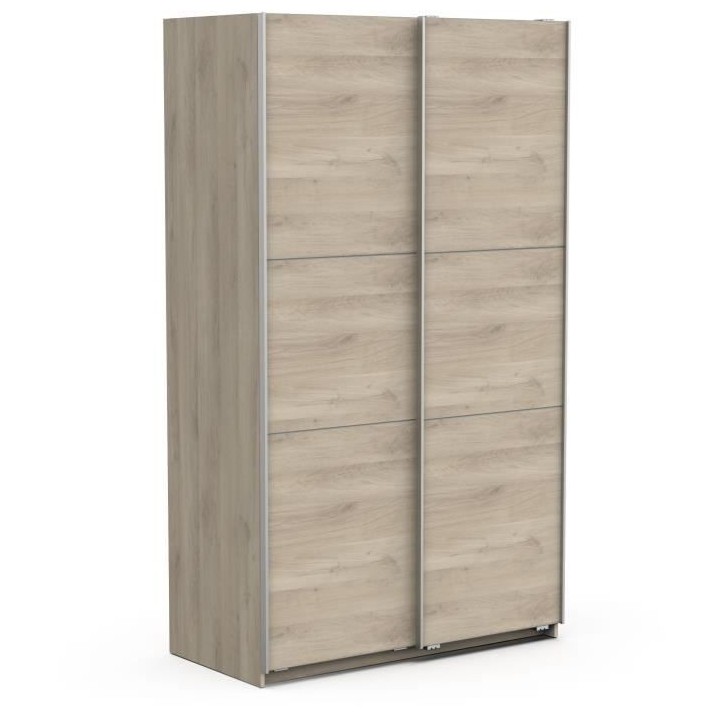Armoire GHOST - Décor chene kronberg - 2 Portes coulissantes - L.116,