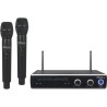 IBIZA SOUND Double récepteur UHF avec 2 micros main