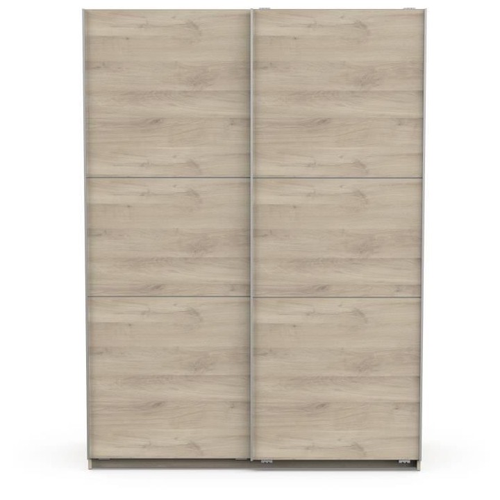 Armoire GHOST - Décor chene kronberg - 2 Portes coulissantes - L.148