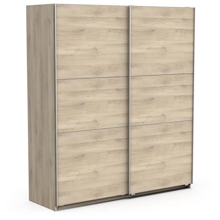 Armoire GHOST - Décor chene kronberg - 2 Portes coulissantes - L,178,
