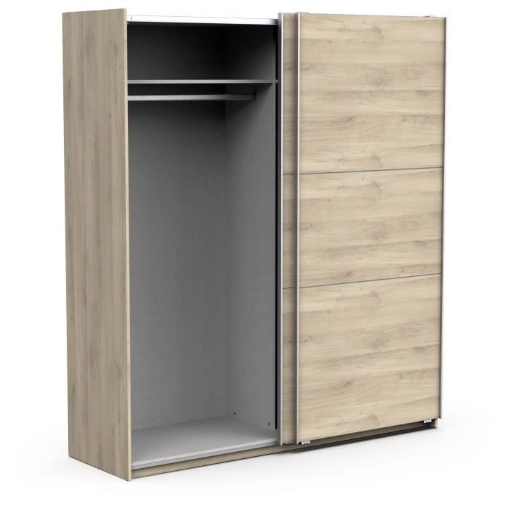 Armoire GHOST - Décor chene kronberg - 2 Portes coulissantes - L,178,