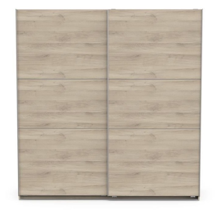 Armoire GHOST - Décor chene kronberg - 2 Portes coulissantes - L.194,