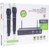 IBIZA SOUND Double récepteur UHF avec 2 micros main