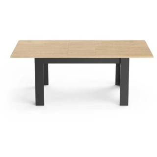 Table extensible - CRAFT - Rectangulaire - Décor mélamine chene hami