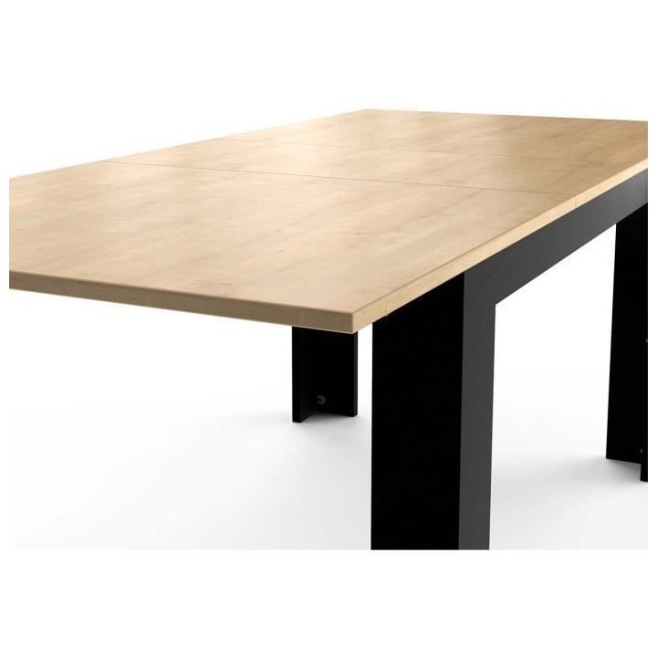 Table extensible - CRAFT - Rectangulaire - Décor mélamine chene hami
