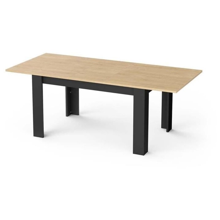 Table extensible - CRAFT - Rectangulaire - Décor mélamine chene hami