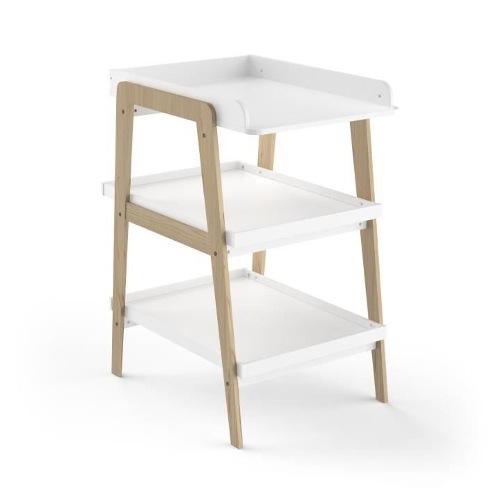 Table a langer TSUGA - Bois massif et MDF - L.58 x P.71,1 x H.101,2 cm