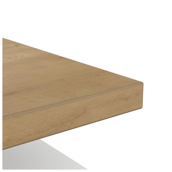 Table basse rectangulaire ACCESS - 3 Niches - Décor chene Hamilton et