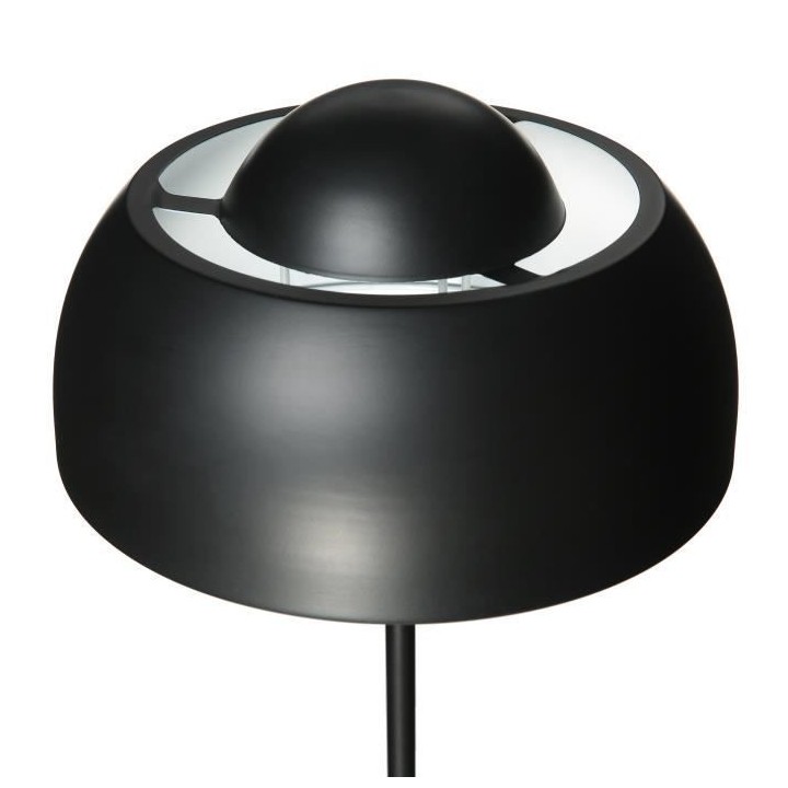INTERNATIONAL DESIGN Lampadaire dome en métal - Noir - 29x160 cm