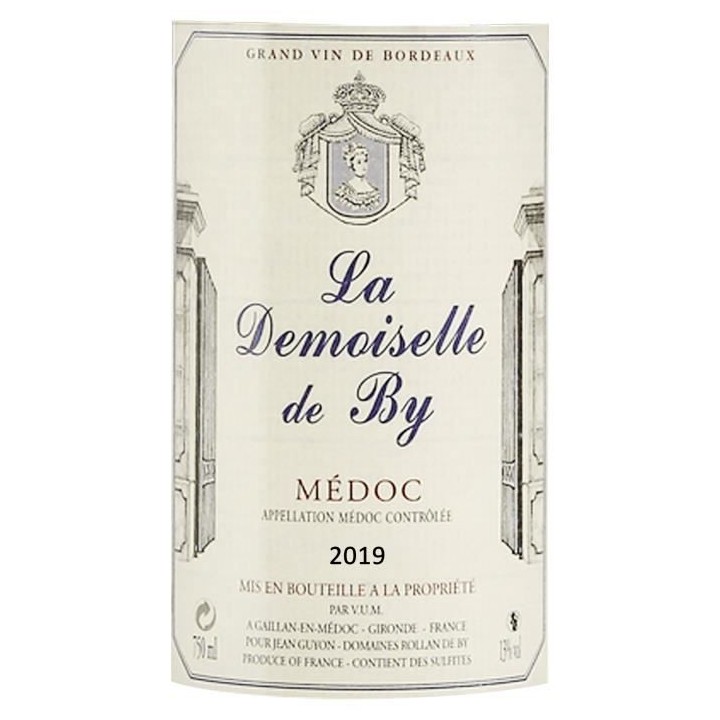 La Demoiselle de By 2019 Médoc - Vin rouge de Bordeaux