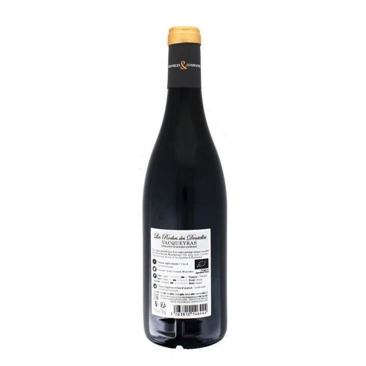 Les Roches des Dentelles 2018 AOC Vacqueyras - Vin rouge de la Vallée