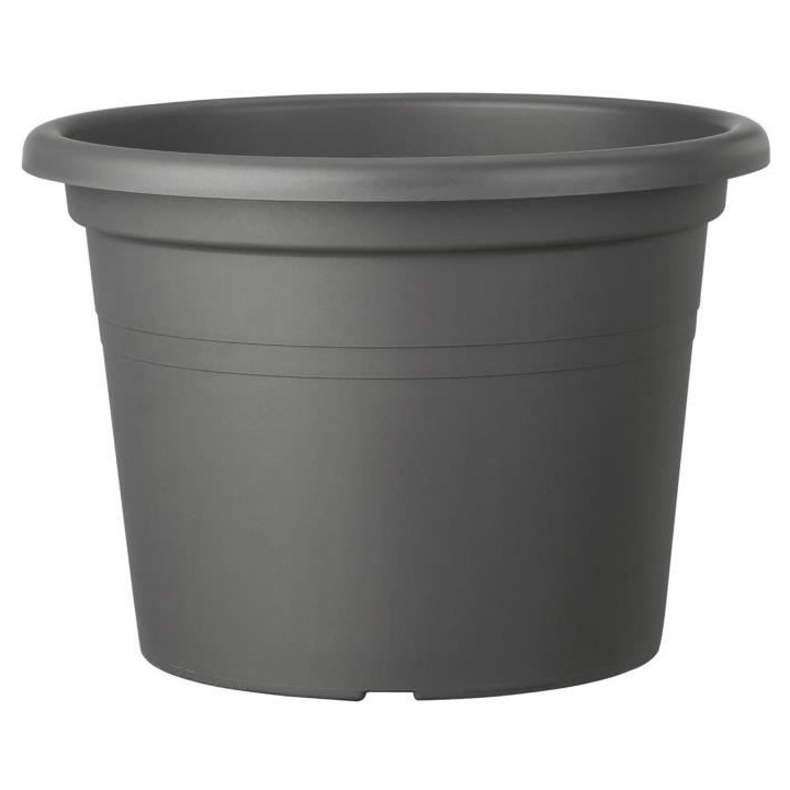 DEROMA Pot de fleurs rond Day R anthracite - Coloris gris anthracite -