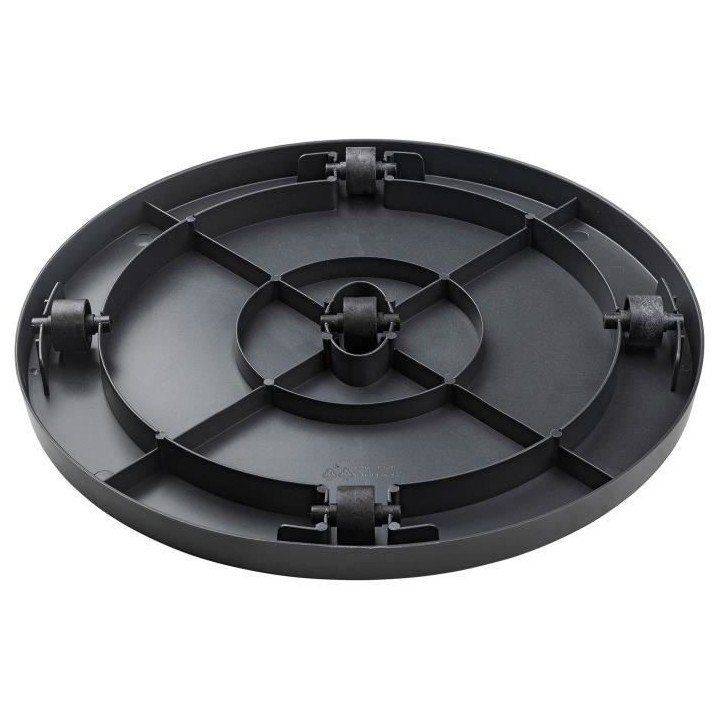 DEROMA - roll pot r support a roulettes pour pot de fleurs - 39cm