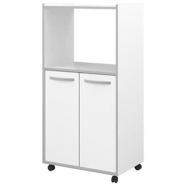 OSLO Desserte de cuisine L 60cm Blanc