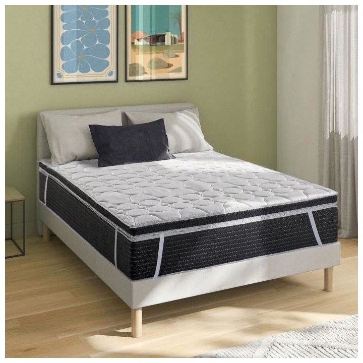 Surmatelas 160x200cm - 7cm - Microfibres - DEKO DREAM