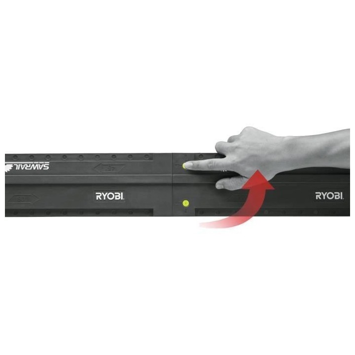 RYOBI - Rail de guidage 122 cm + 2 serre-joints pour scies circulaires