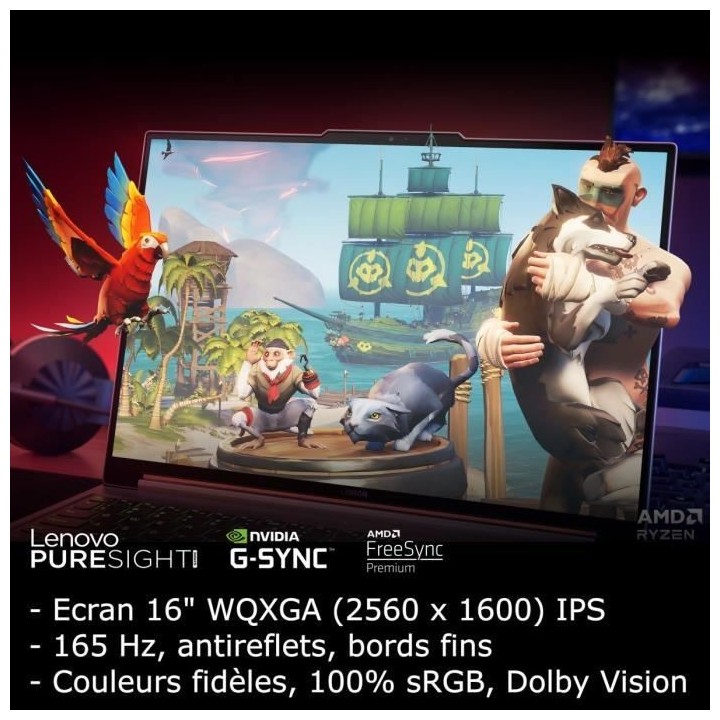 PC Portable Gamer LENOVO Legion S5 16ARP9 | 16'' WQXGA 165hz - RTX 407