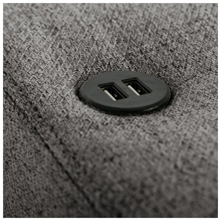 Canapé d'angle convertible réversible 4 places MITCHELL - Tissu Anth