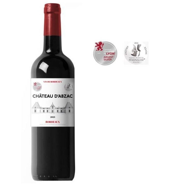 Château d'Abzac 2023 Bordeaux - Vin rouge de Bordeaux