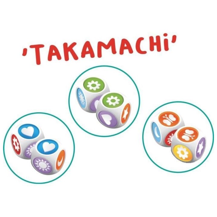 Asmodee - Takamachi - Jeu de dés - Observation et rapidité - Moins d