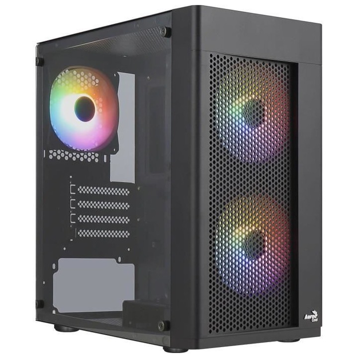 Boîtier PC - AEROCOOL - Hexform G v2 (Noir) - Mini tour - Format Micr