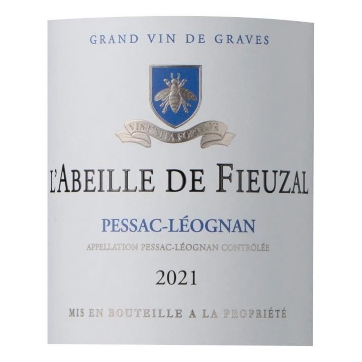 L'Abeille de Fieuzal 2021 Pessac-Léognan - Vin blanc de Graves