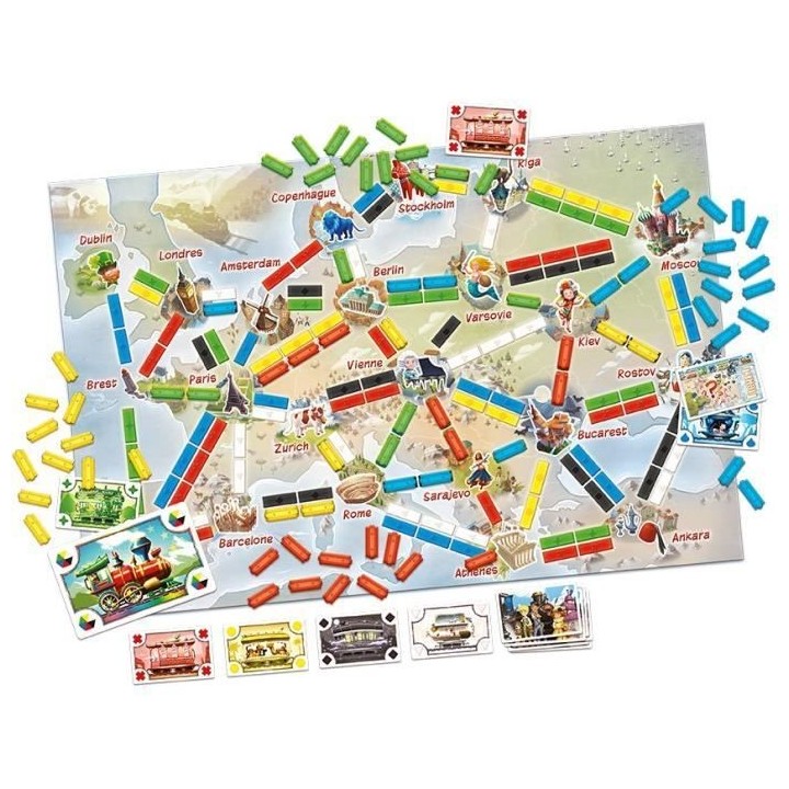 LES AVENTURIERS DU RAIL Mon Premier Voyage - Jeu de société