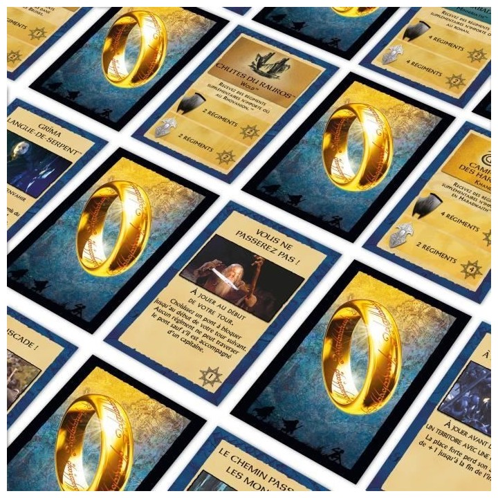 Jeu de société - WINNING MOVES - Risk Le Seigneur des Anneaux - Conq