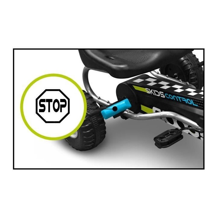 Go Kart a pédales - STAMP - SKIDS CONTROL - Siege réglable - Frein a