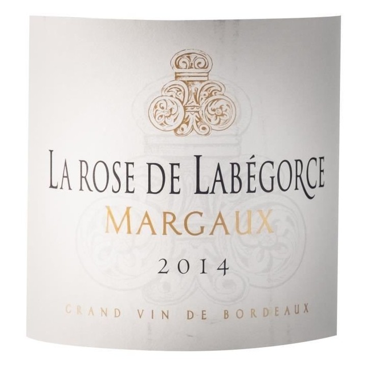 La Rose de Labégorce 2012 Margaux - Vin rouge de Bordeaux