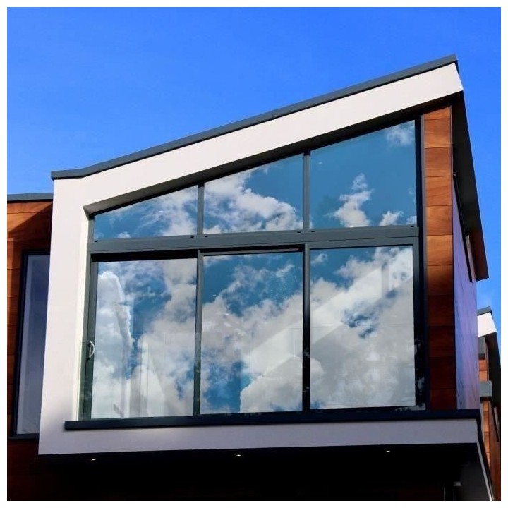 Film Adhésif pour Vitrage - EASY PROTEC - 100 x 90 cm - Miroir sans T