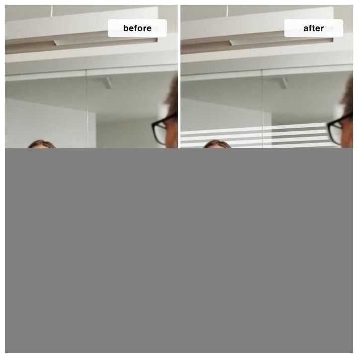 Film Adhésif pour Vitrage - EASY PROTEC - 100 x 90 cm - Store Véniti