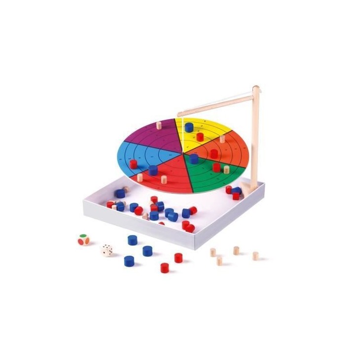 Jeu d'adresse et d'équilibre - BLACKROCK - DINGO DISC - Blanc et mult