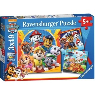Lot de puzzles enfant Pat'Patrouille - Ravensburger - 3x49 pieces - Pr