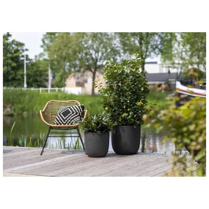 Capi Jardiniere Urban Smooth 43x41 cm noir KBL933 424348