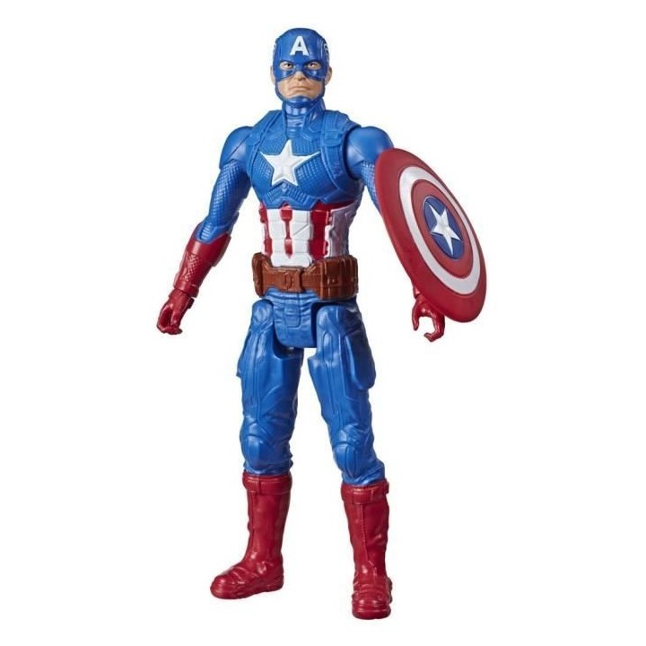 Figurine Captain America 30 cm, jouet Avengers Titan Hero Series pour