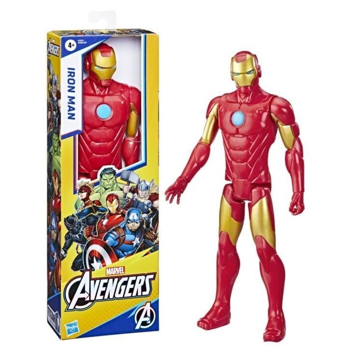 Figurine Iron Man 30 cm, jouet Avengers Titan Hero Series pour enfant