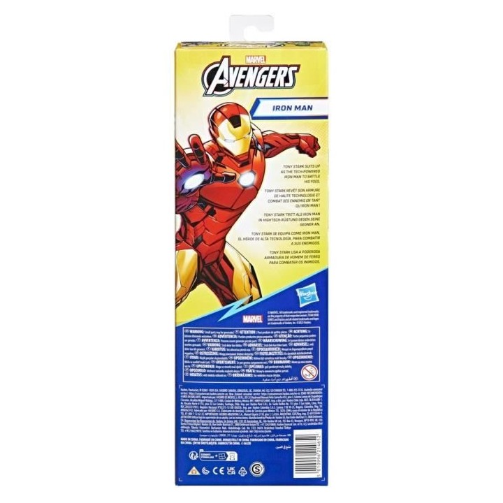 Figurine Iron Man 30 cm, jouet Avengers Titan Hero Series pour enfant