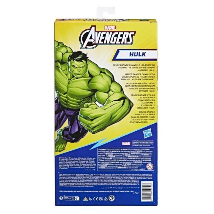 Figurine Hulk 30 cm, jouet Avengers Titan Hero Series pour enfants a