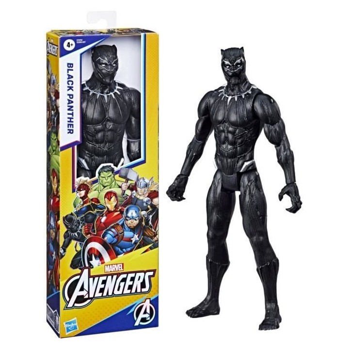 Figurine Black Panther 30 cm, jouet Avengers Titan Hero Series pour e