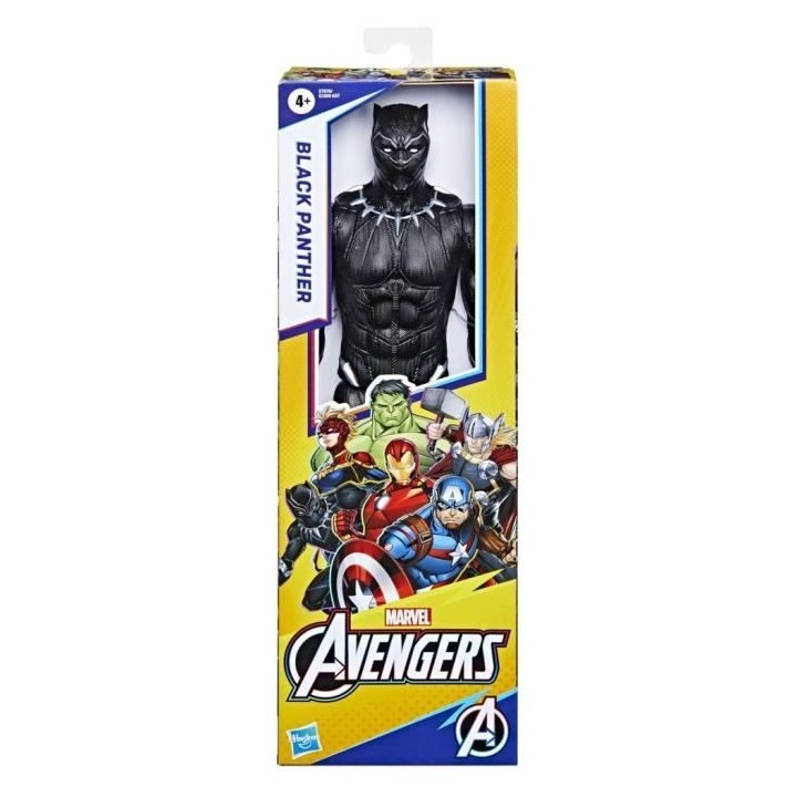 Figurine Black Panther 30 cm, jouet Avengers Titan Hero Series pour e