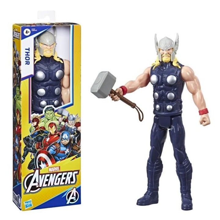 Figurine Thor de 30 cm, Avengers Titan Hero Series, jouet pour enfant