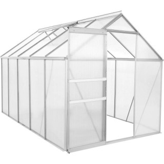 Serre de jardin polycarbonate 5,9m² - BEAU RIVAGE - 3,1 x 1,9 x 1,95