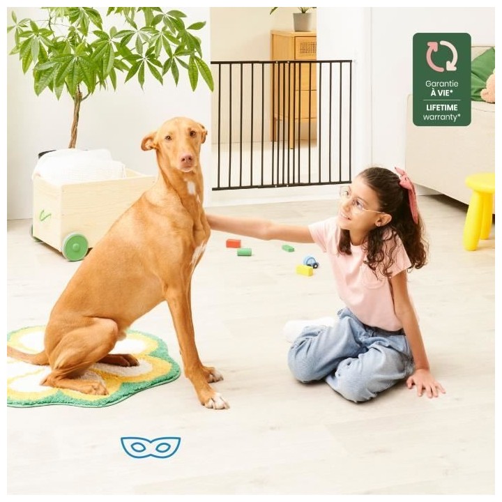 Badabulle Barriere de sécurité Enfant Safe&Protect XL - Extensible (