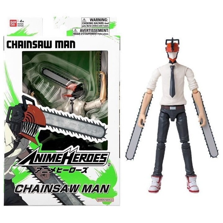 BANDAI - Anime Heroes - Chainsaw Man - Figurine Anime Heroes 17 cm - C