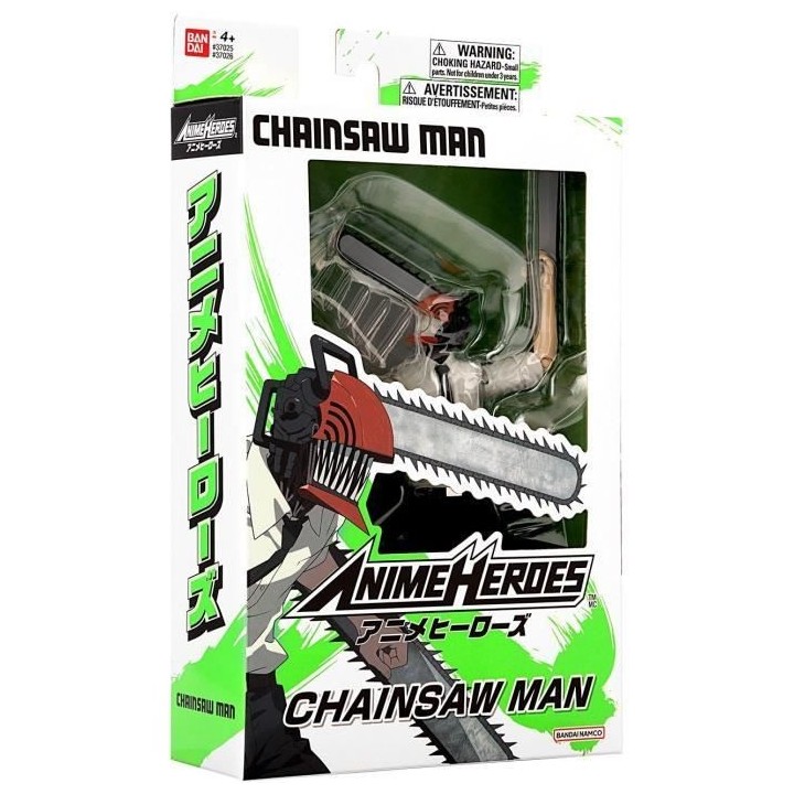 BANDAI - Anime Heroes - Chainsaw Man - Figurine Anime Heroes 17 cm - C