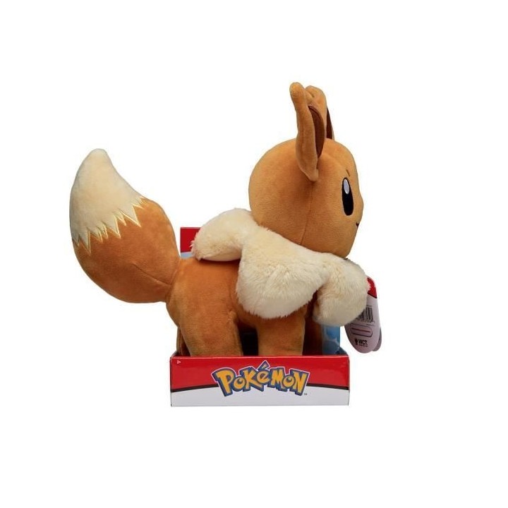 Peluche - BANDAI - Pokémon Evoli - 30 cm, pure douceur et tendresse