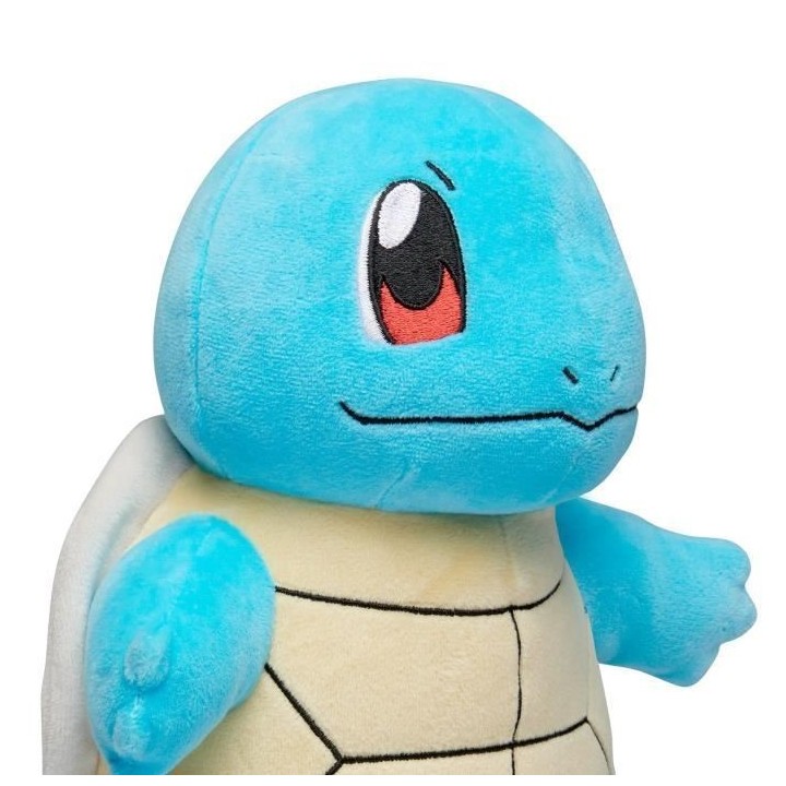 Peluche Carapuce (Squirtle) BANDAI - Pokémon - 30 cm - Toute douce -